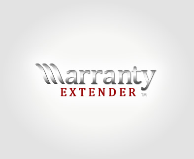 Logo design and branding for Warranty Extender with W in metal to identify with the automotive product.