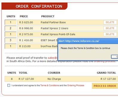 Clear and easy to use interfaces ensure potential clients don't get lost in the process of ordering your products. We say "my mom should be able to use this!"