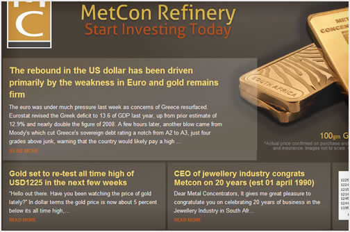The Metcon homepage contains all the information that aids customers to make an informed desicion about buying their product.